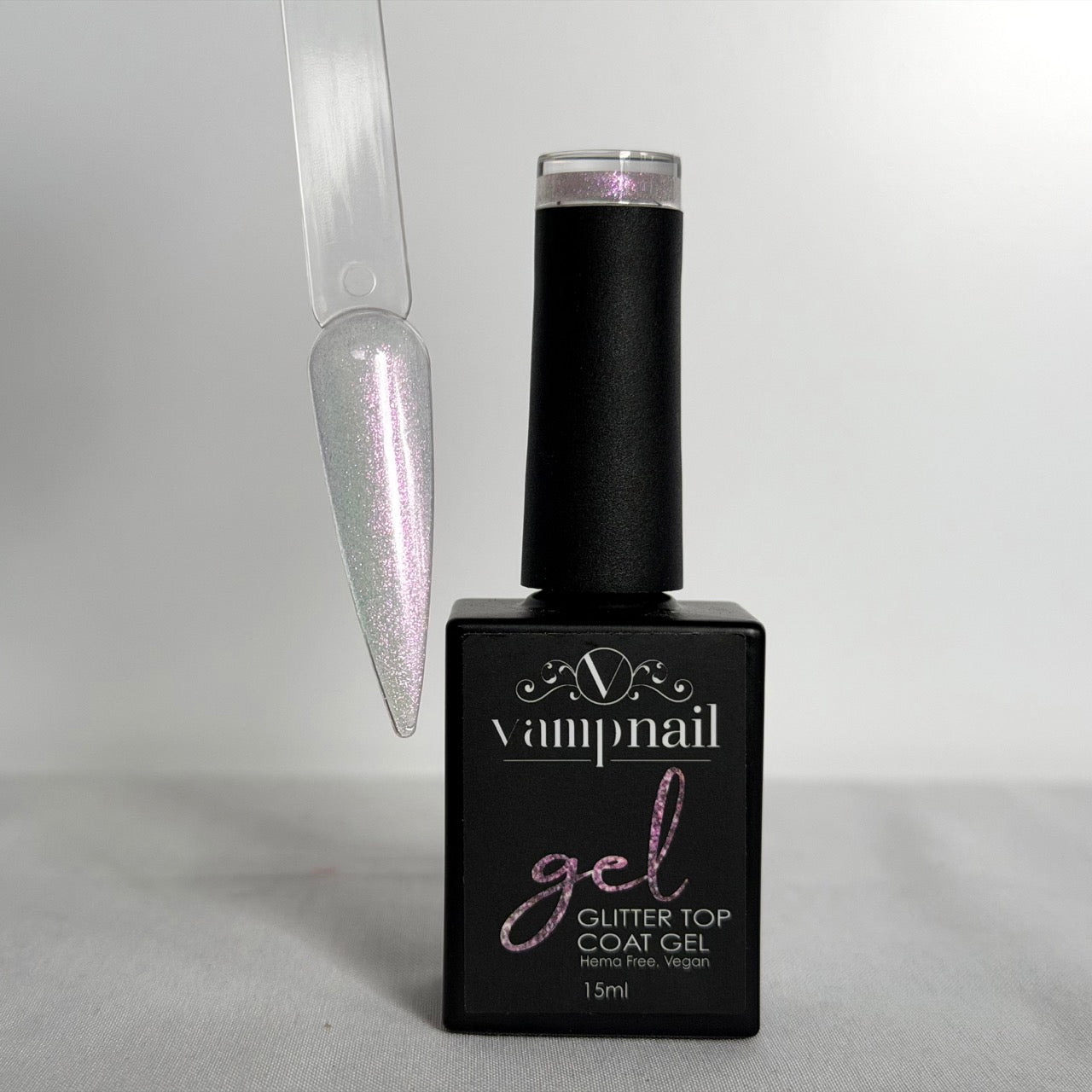 Vamp Glitter Top Coat GTC05 - Sunset Petal