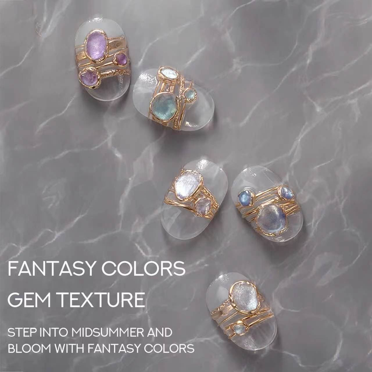 BBM Blue Amethyst Cat Eye Gel Collection