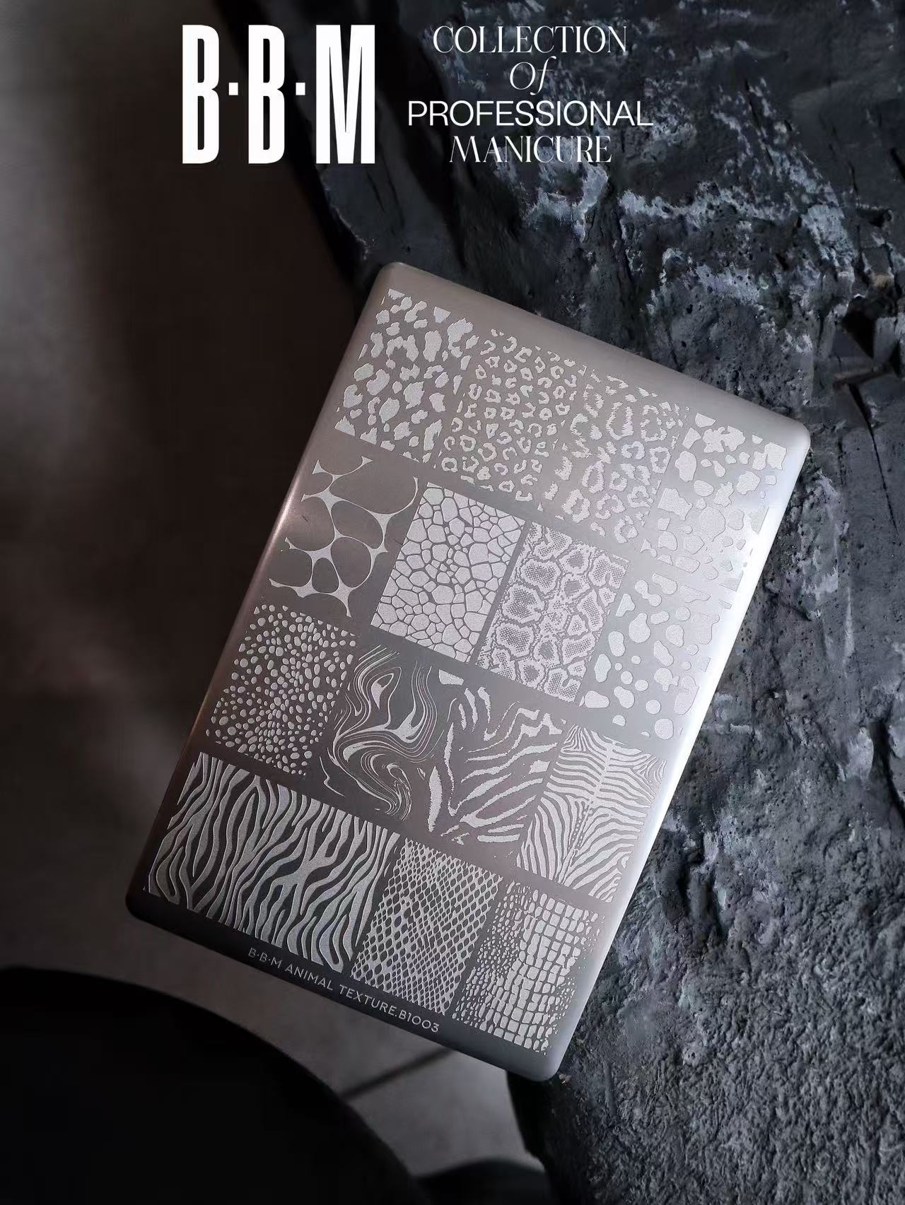 Barbie Mirage Stamping Plate - B003 Animal Texture