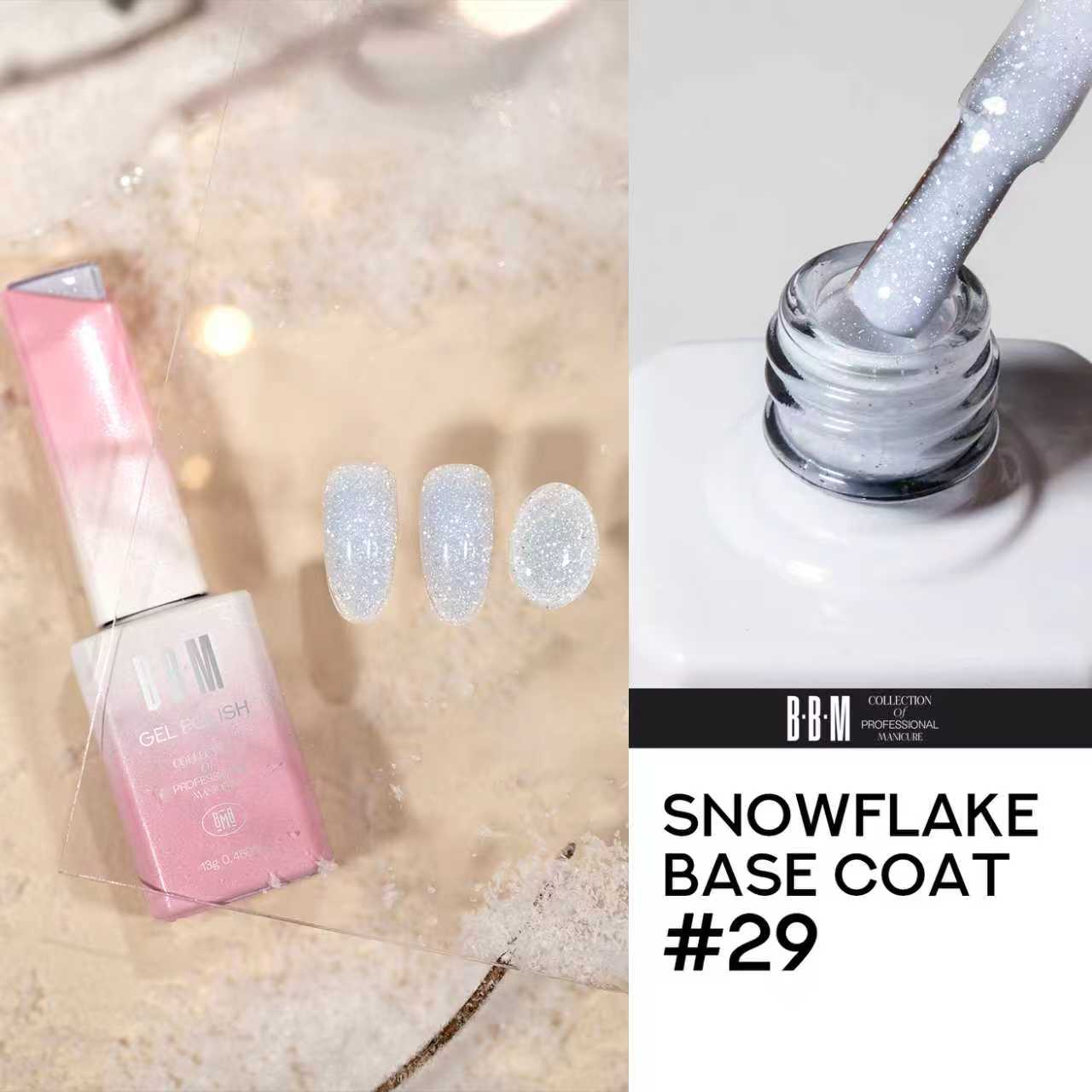 BBM Snowflake Base Coat Collection - HEMA & TPO Free