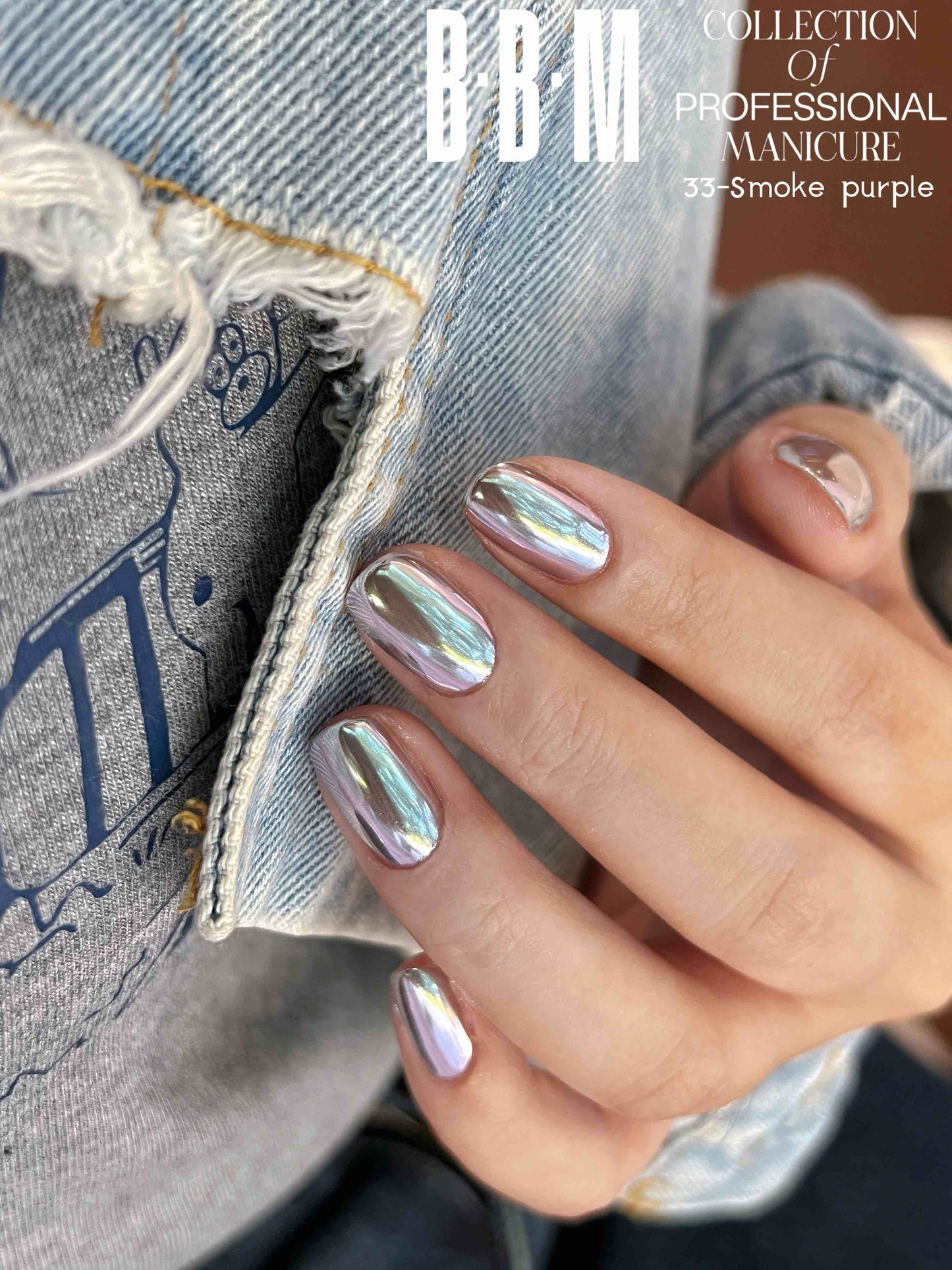 Barbie Mirror Chrome Powder - MA33 Smoke Purple