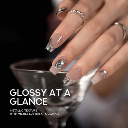 Barbie Blooming Liquid Metallic Silver