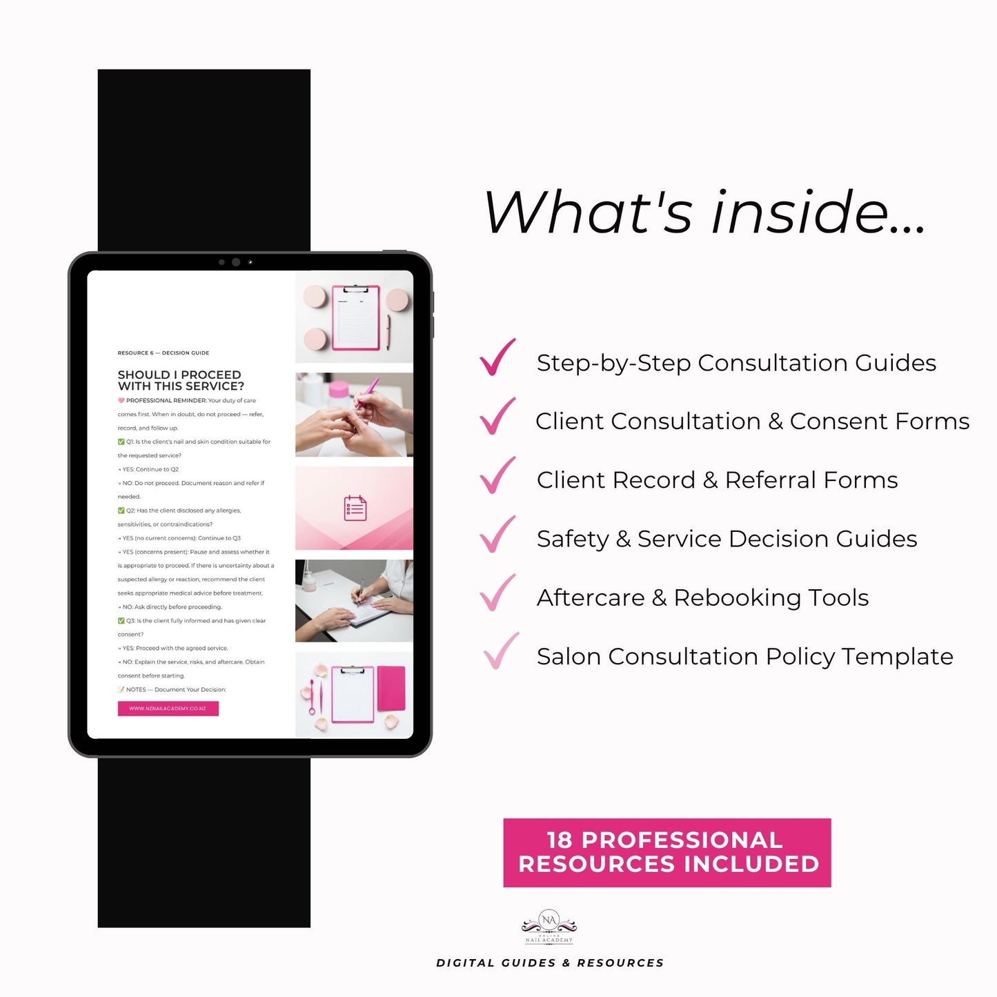 Professional Nail Client Consultation Kit