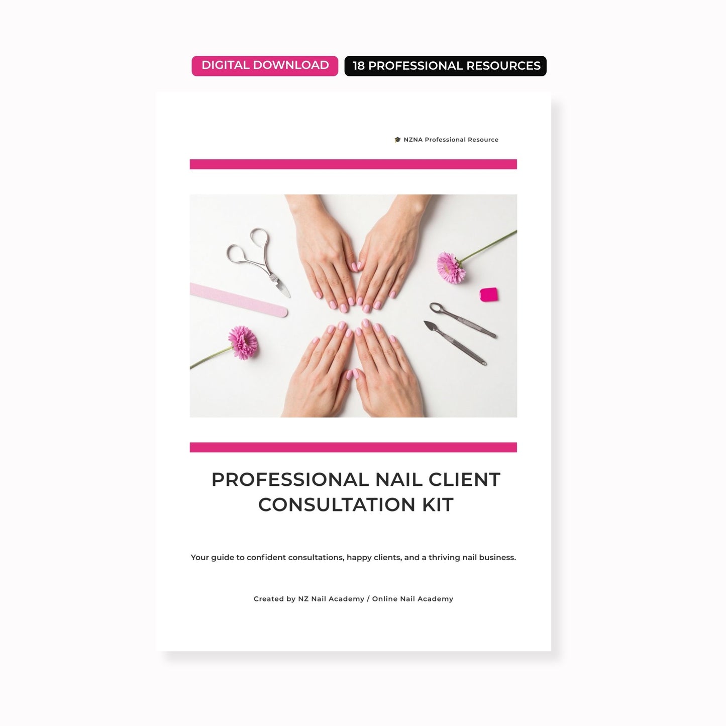 Professional Nail Client Consultation Kit