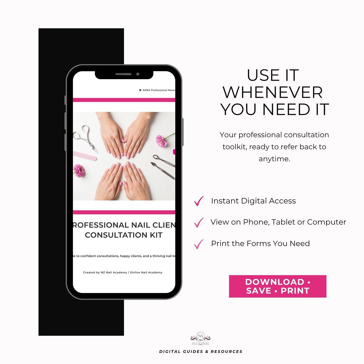 Professional Nail Client Consultation Kit