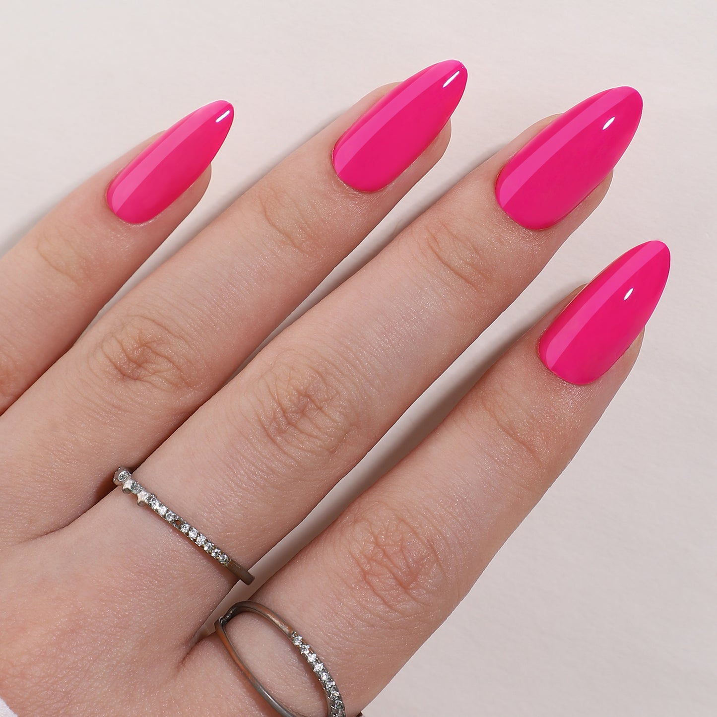 Press on Gel Nails - Rosa
