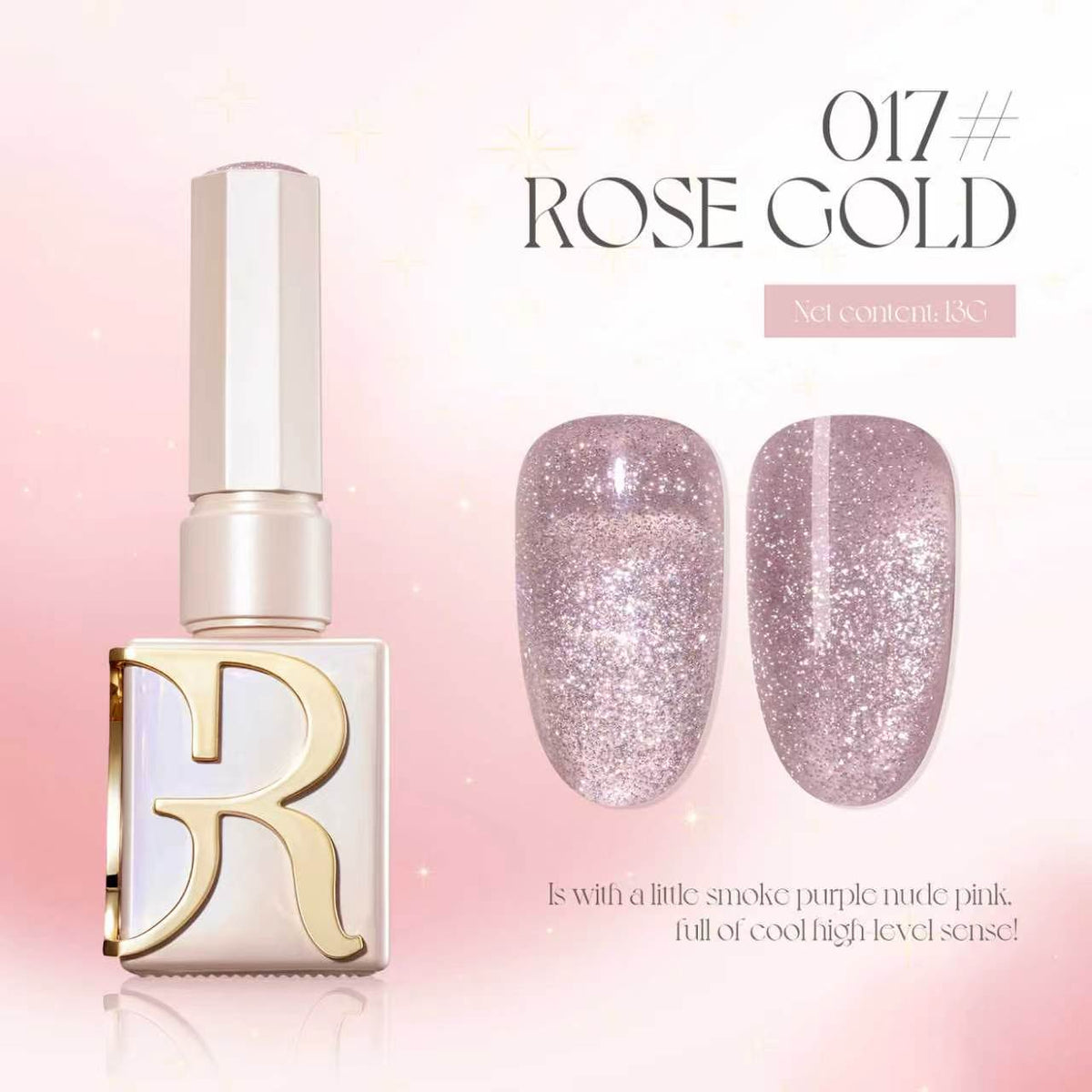 Gulauri Pastel Flashing Glitter Gel 3 pack