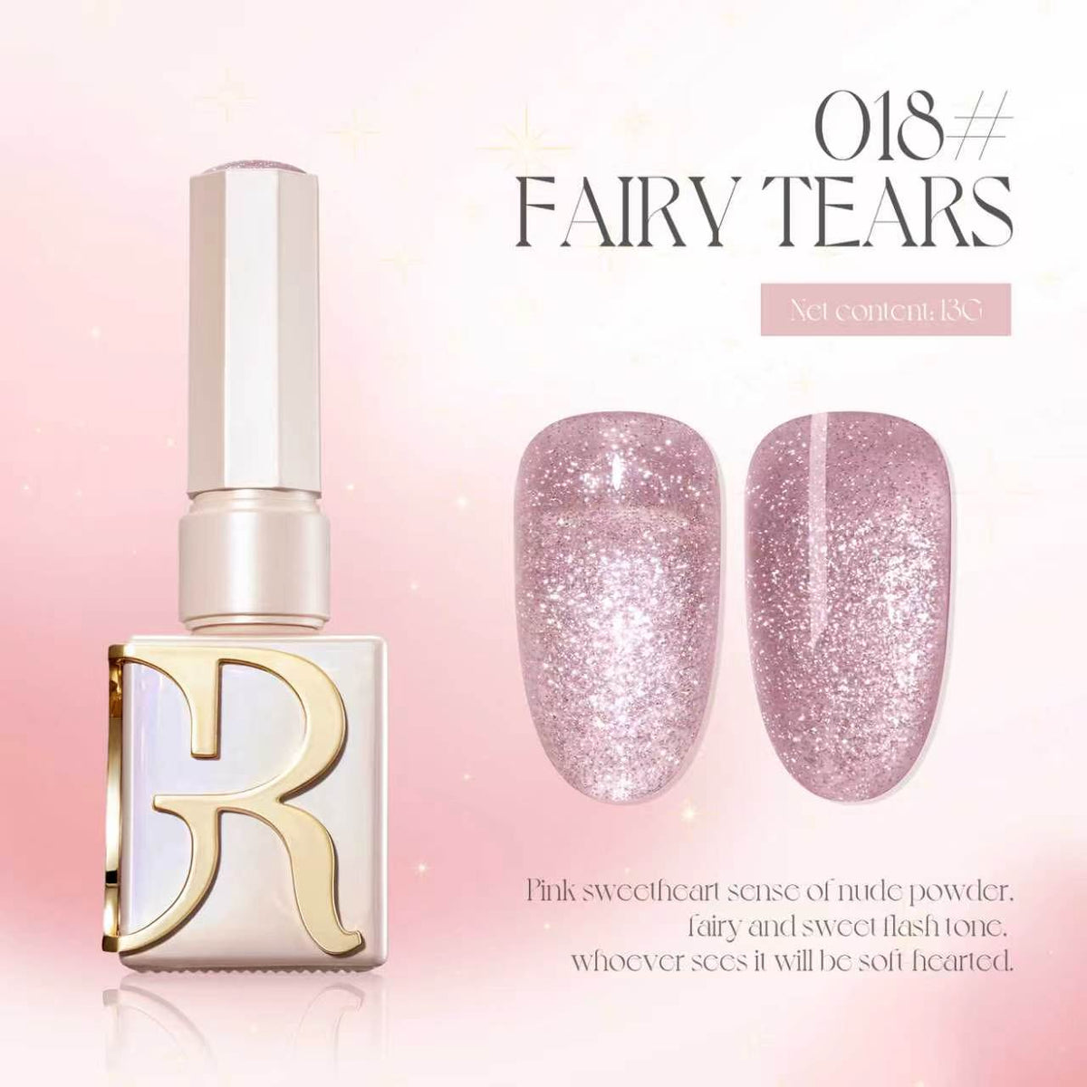 Gulauri Pastel Flashing Glitter Gel 3 pack