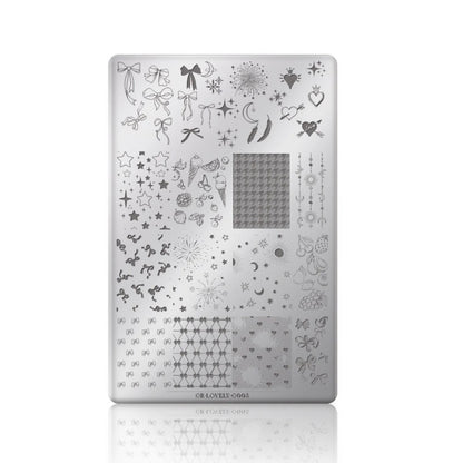 Gulauri Stamping Plate - Lovely G003
