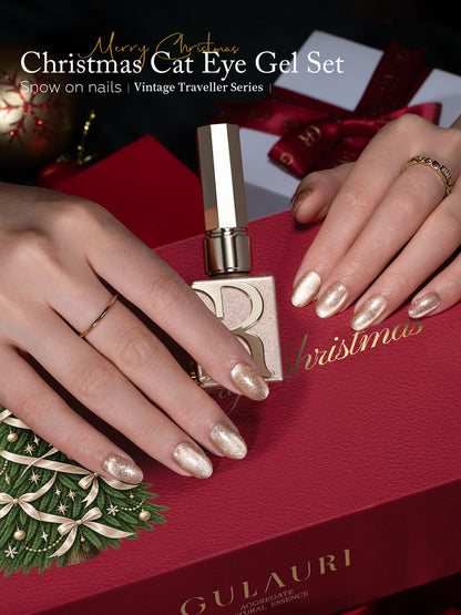 Gulauri Christmas Cat Eye Gel Collection 🎄✨