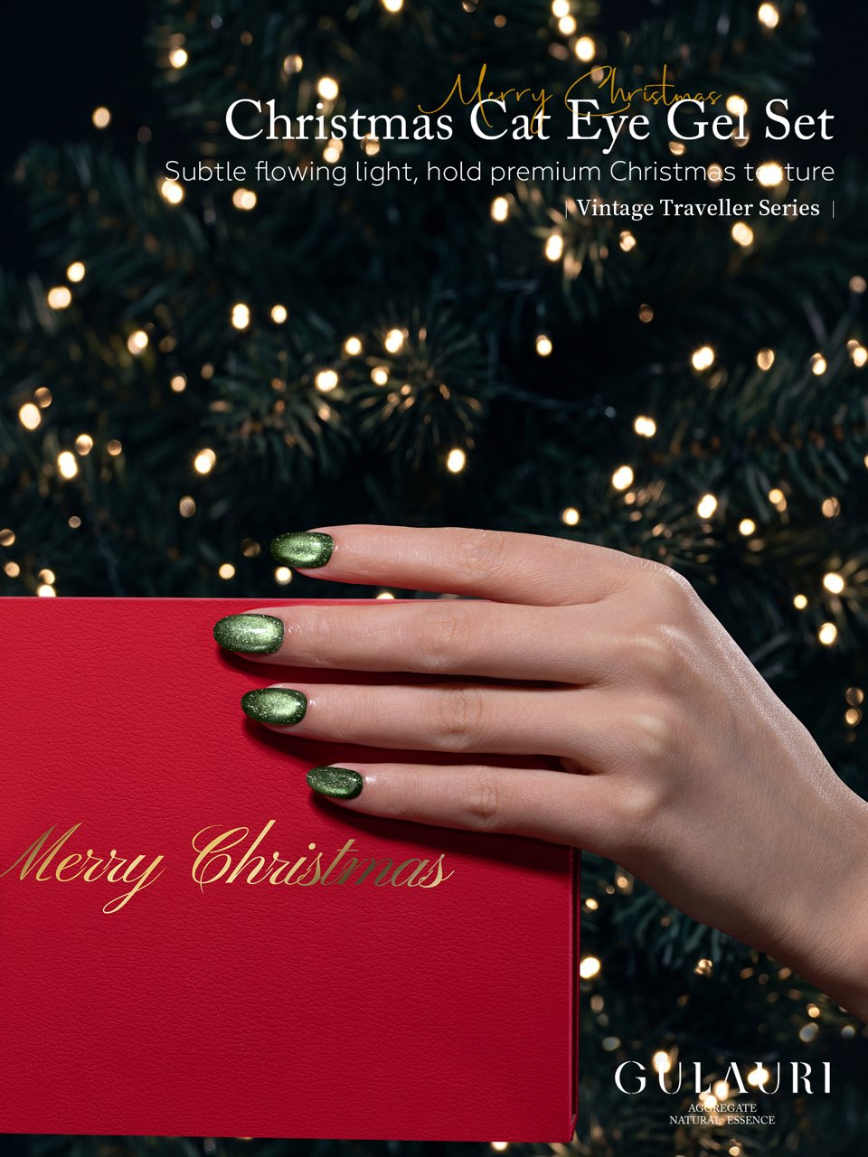 Gulauri Christmas Cat Eye Gel Collection 🎄✨