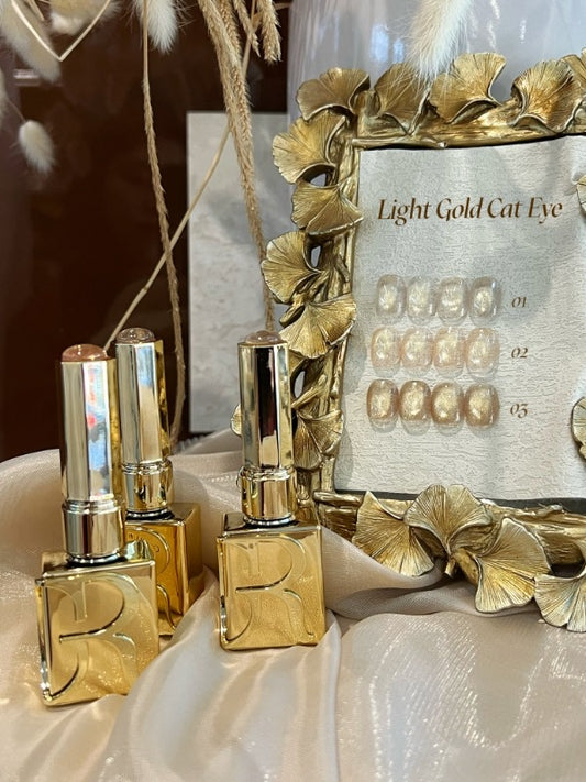 Gulauri Light Gold Cats Eye Gel 3 pk