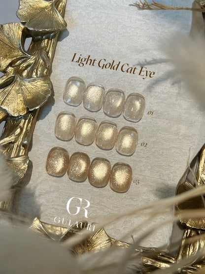 Gulauri Light Gold Cats Eye Gel 3 pk