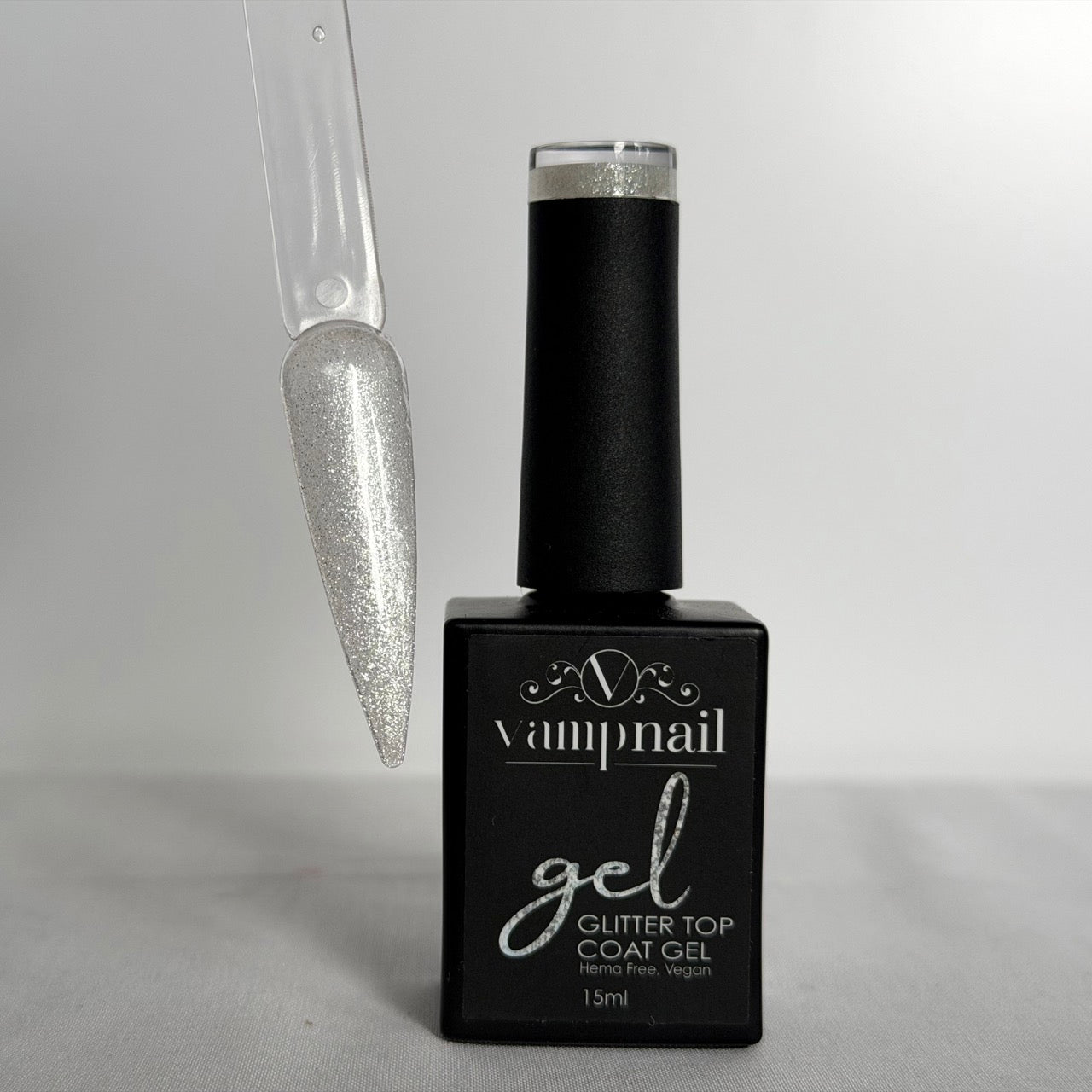 Vamp Glitter Top Coat GTC03 - Moonlit Pearl