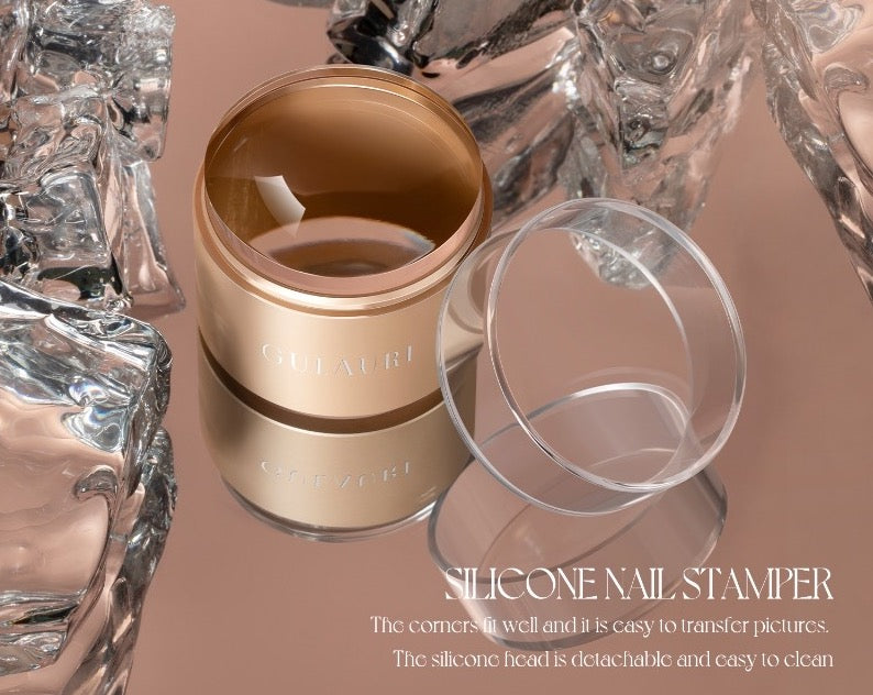 Gulauri Crystal Clear Silicon Nail Stamper