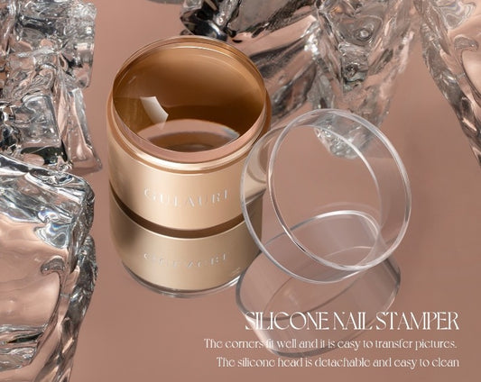 Gulauri Crystal Clear Silicon Nail Stamper
