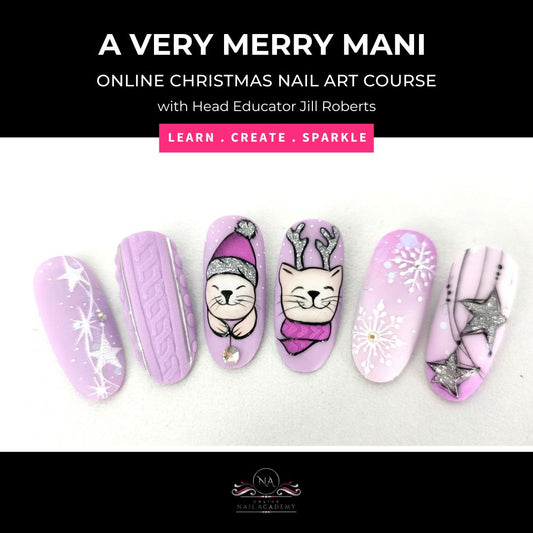 A VERY MERRY MANI – Online Christmas Nail Art Course