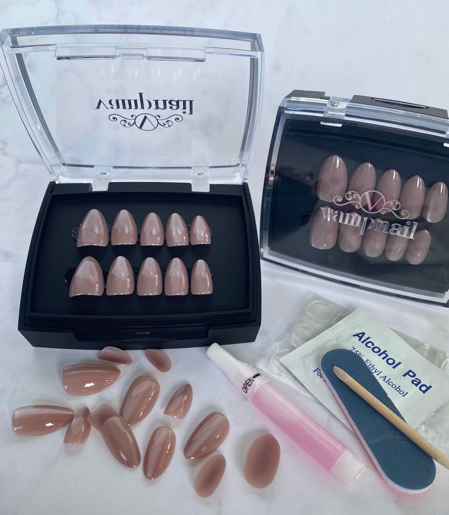 Press On Gel Nails - Cafe Latte