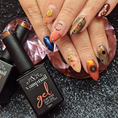 Vamp Cats Eye Top Coat FCE24 - Ember Glow