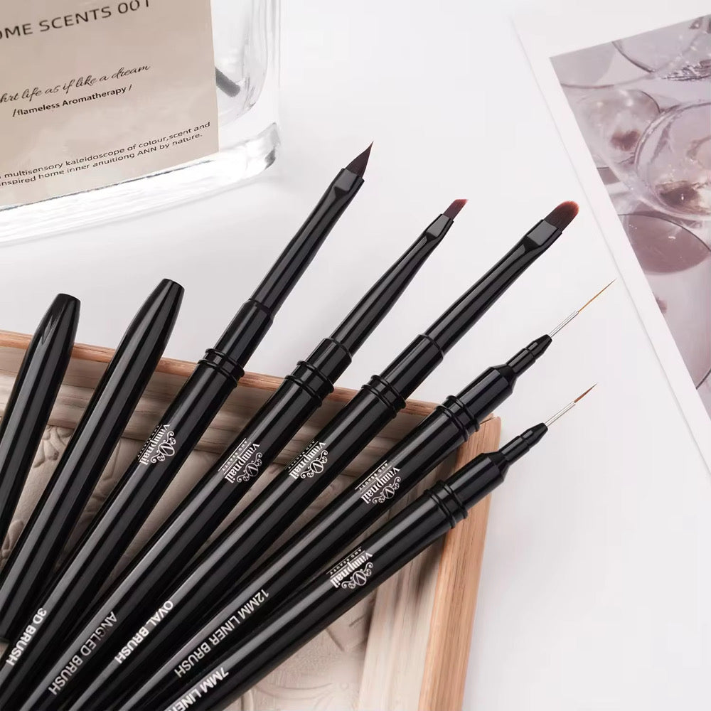 Vamp Nail Art Brush Set 5pk
