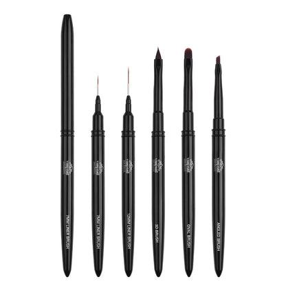 Vamp Nail Art Brush Set 5pk