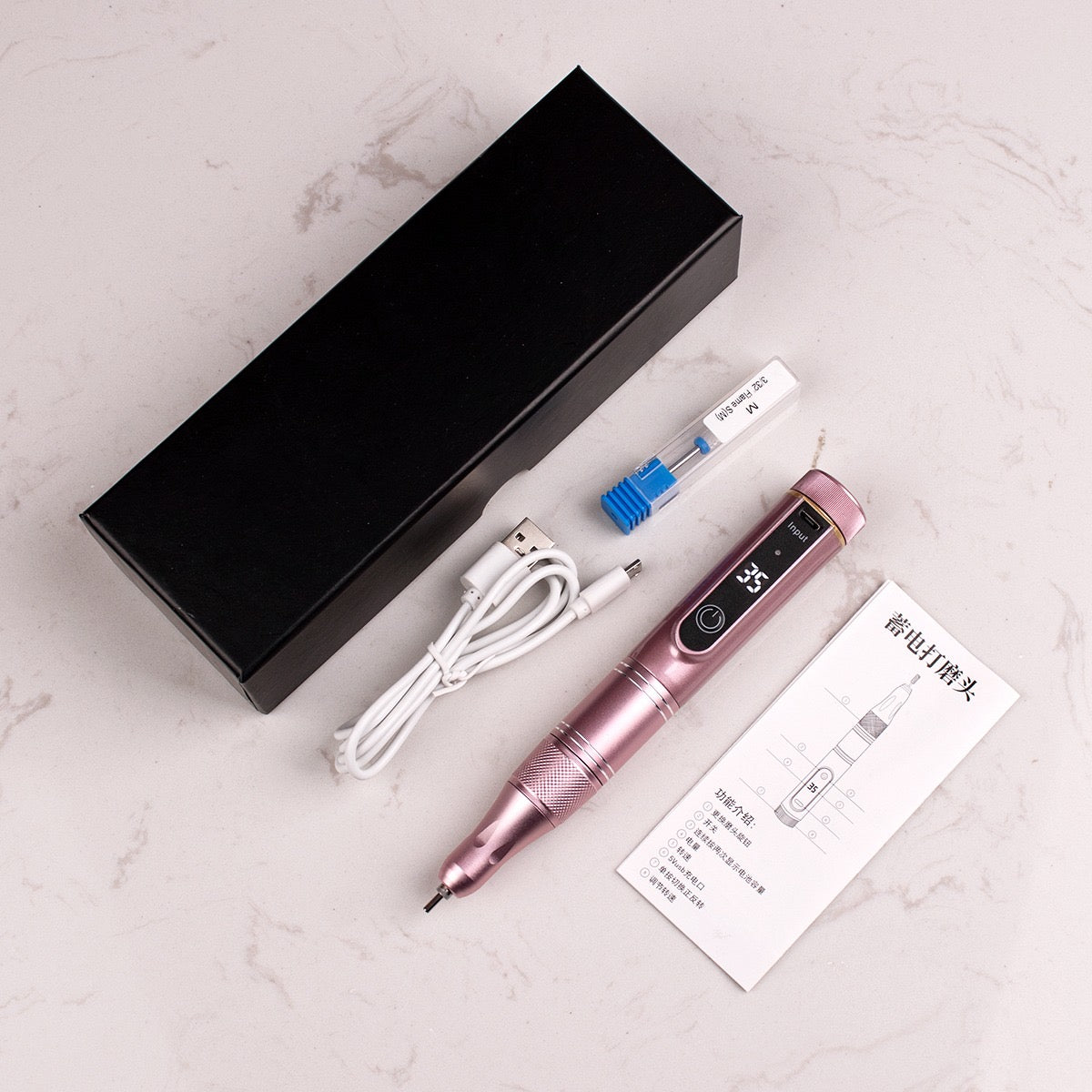 Cordless & Rechargeable E-File Pen