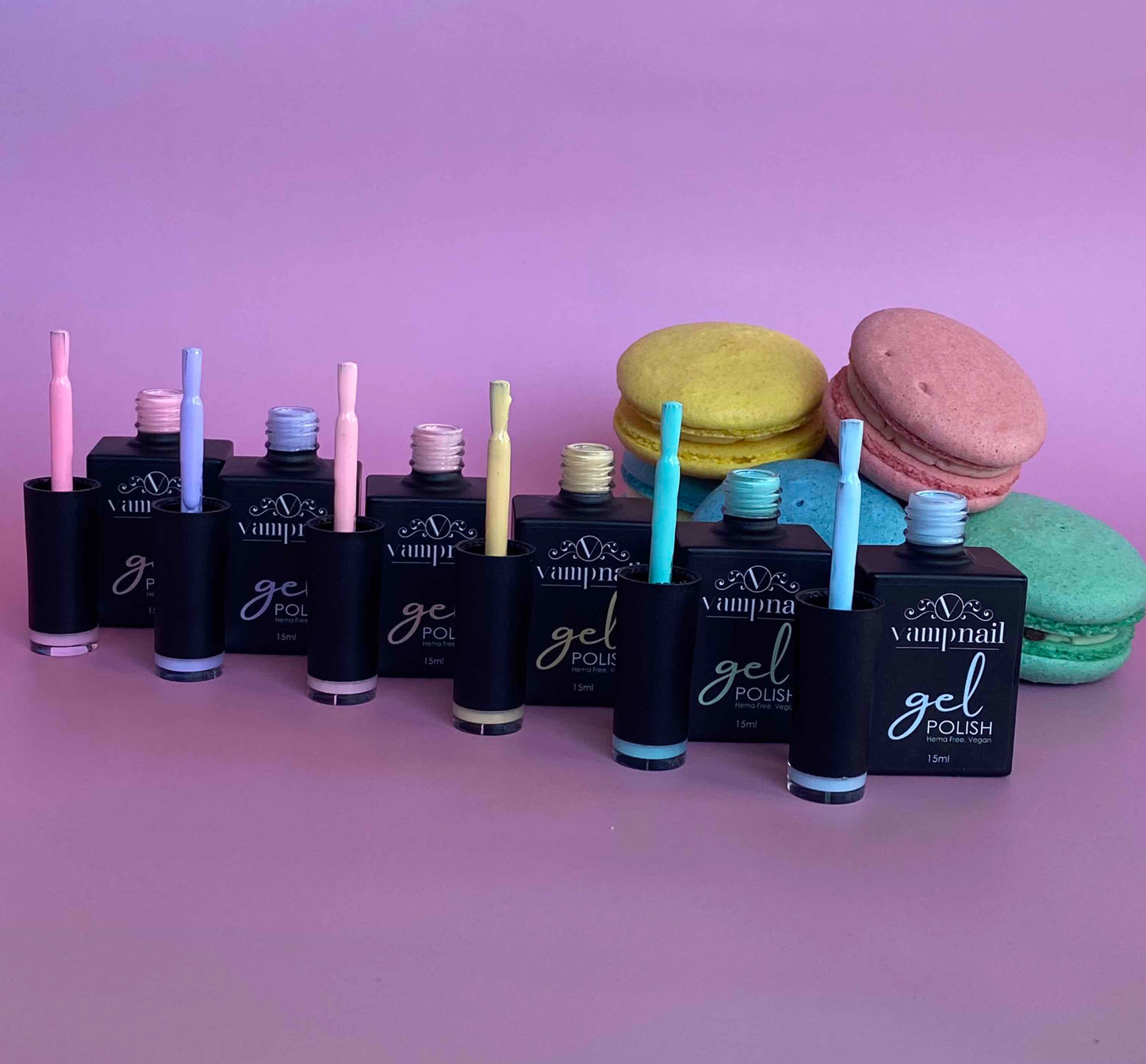 Vamp Gel Macaron Pastel Collection