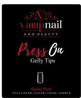 Vamp Soft Gel Tips - Square Short