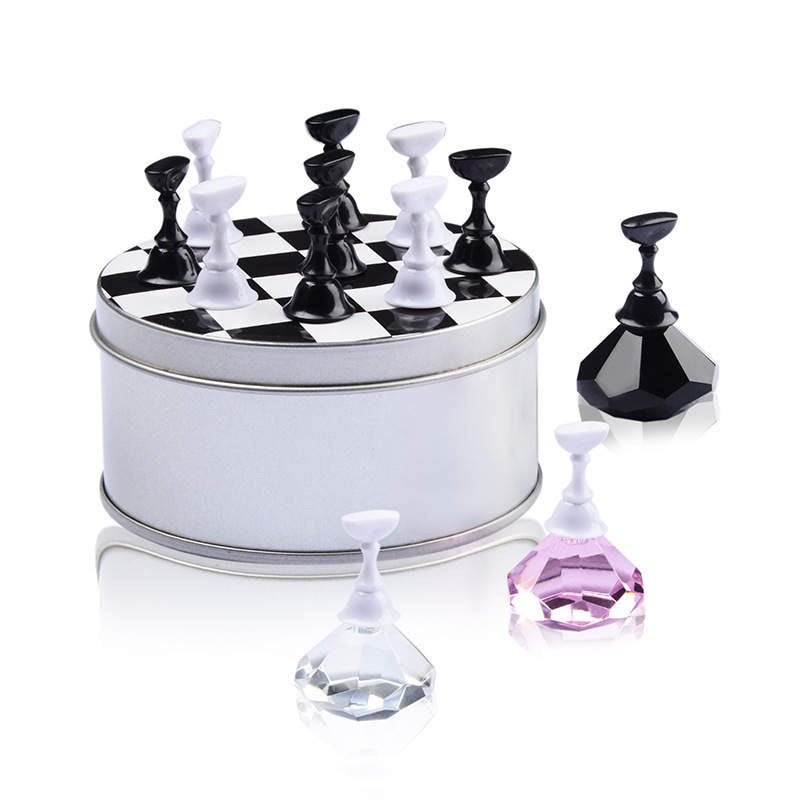 Nail Tip Checkerboard Display