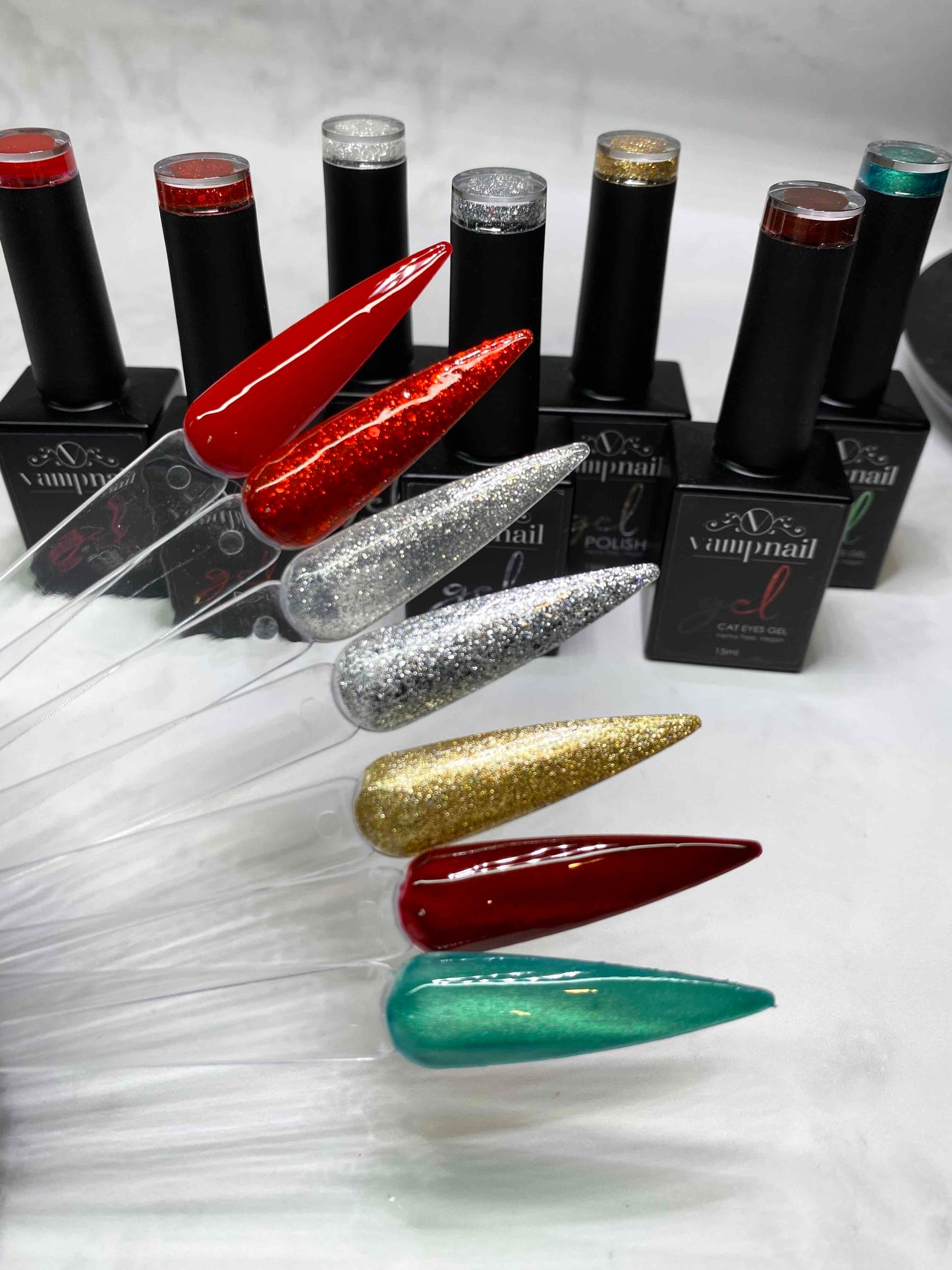 Vamp Xmas Gel CE09 - Ruby Eclipse Cats Eye
