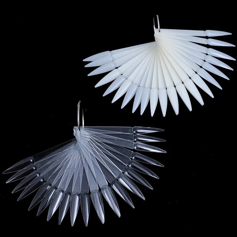 Polish Colour Tip Fan Display Stiletto