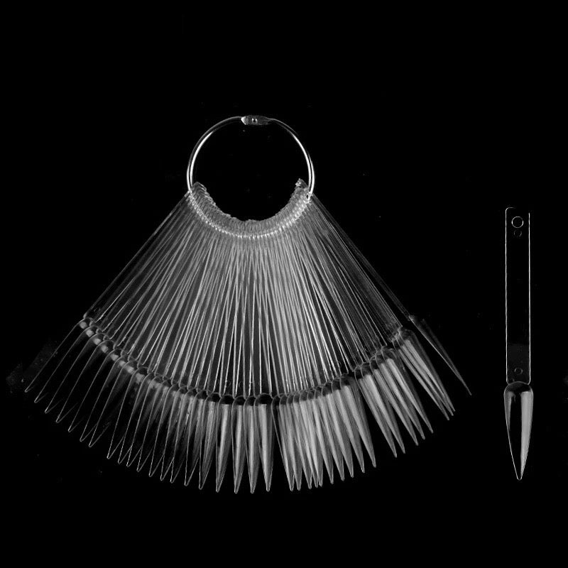 Polish Colour Tip Fan Display Stiletto