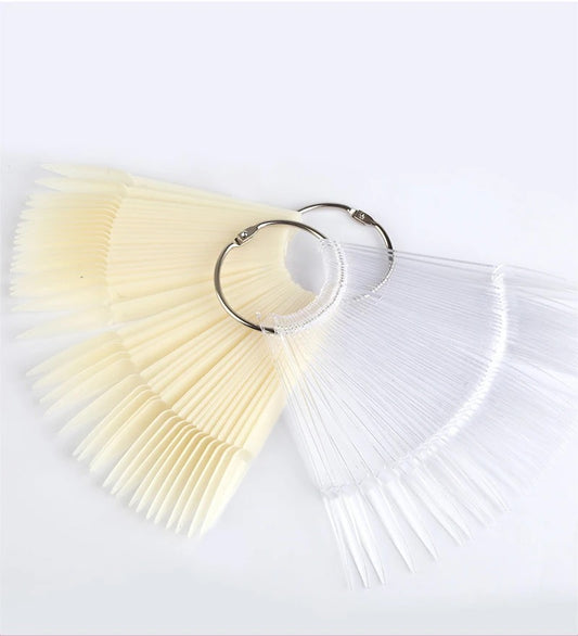 Polish Colour Tip Fan Display Stiletto