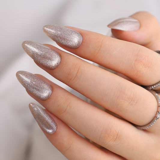 Press on Gel Nails - Cat Eye Silk