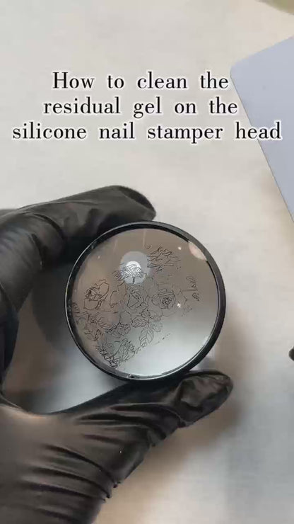 Barbie Crystal Clear Silicon Nail Stamper