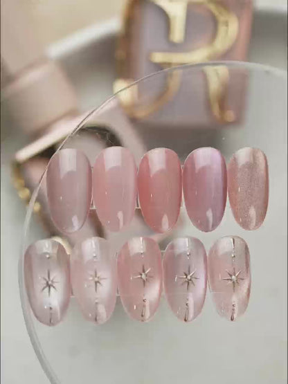 Gulauri Pink Cat Eye Collection | 5-Piece Magnetic Gel Gift Set