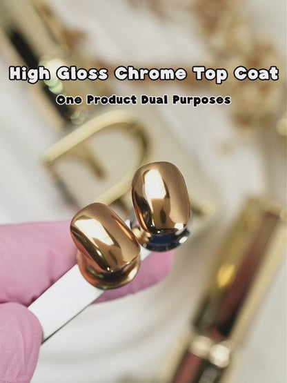 Gulauri 2 n 1 Mirror Chrome Base & Top Coat
