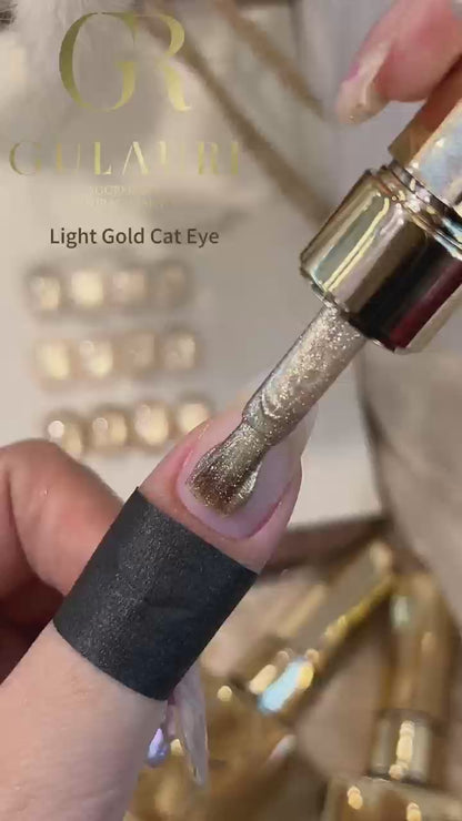 Gulauri Light Gold Cats Eye Gel 3 pk